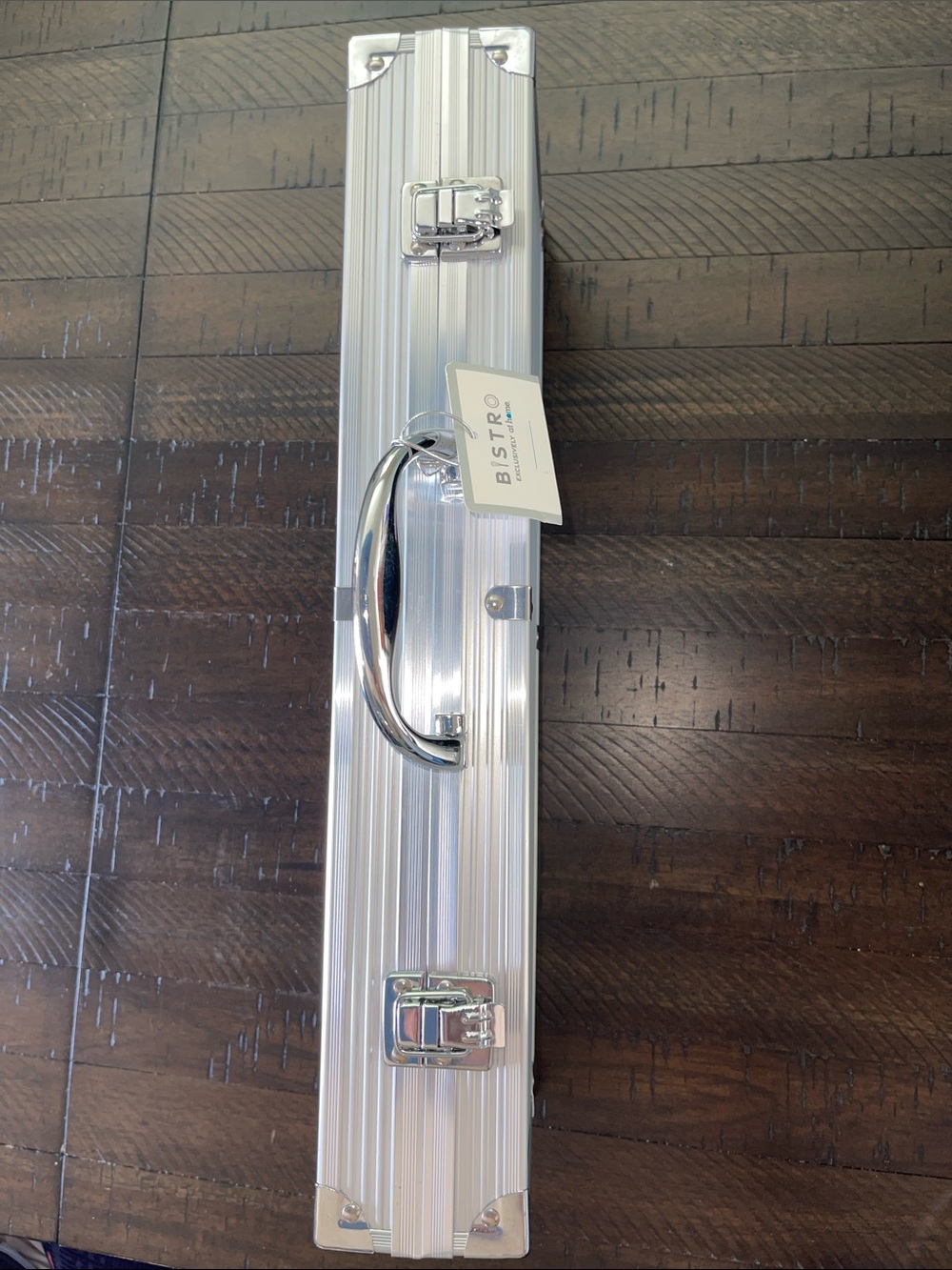 Bistro BBQ Wood Handle Tool Set in Case NWT unused - Picture 3 of 5